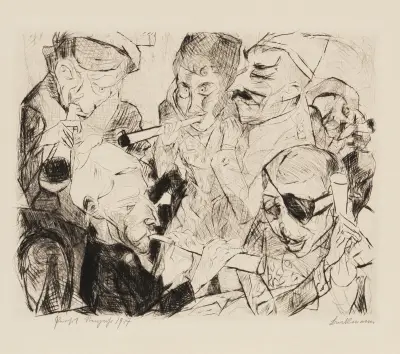 Gesichter Pl.03 von Max Beckmann