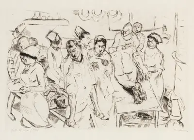 Gesichter Pl.04 av Max Beckmann