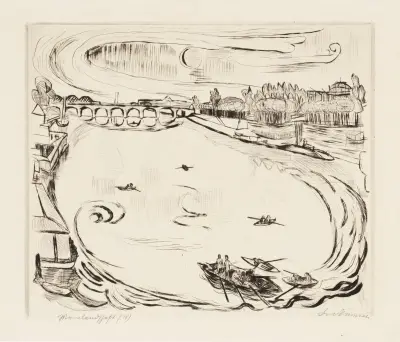Ansikten, plansch 10 av Max Beckmann