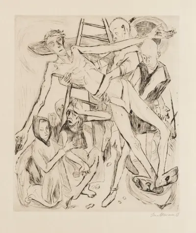 Gesichter Pl.16 av Max Beckmann