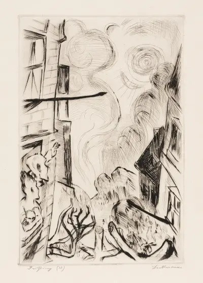 Gesichter Pl.17 av Max Beckmann