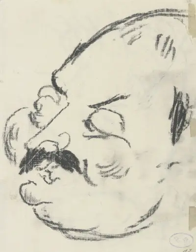 Head of Ugi Battenberg av Max Beckmann