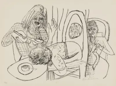 I don’t want to eat my Soup av Max Beckmann