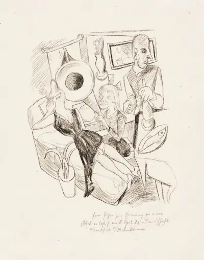Möbliert av Max Beckmann