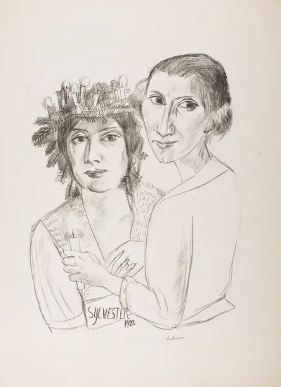 Silvesterabend von Max Beckmann