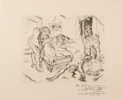 Night av Max Beckmann