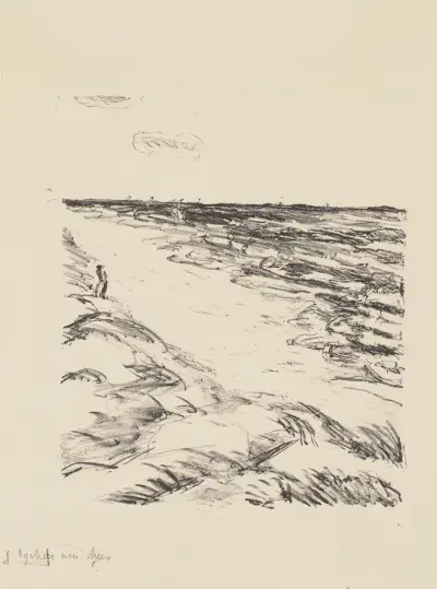 Orpheus at the Shore II av Max Beckmann