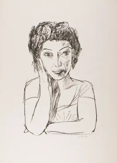 Portrait of a Roumanian II av Max Beckmann
