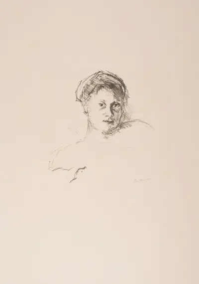 Portrait of Minna Beckmann-Tube av Max Beckmann