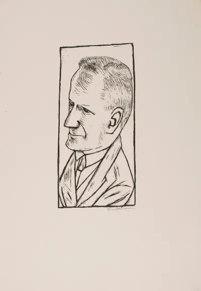 Portrait of Reinhard Piper, 1922 av Max Beckmann