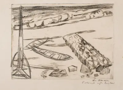 Seascape av Max Beckmann