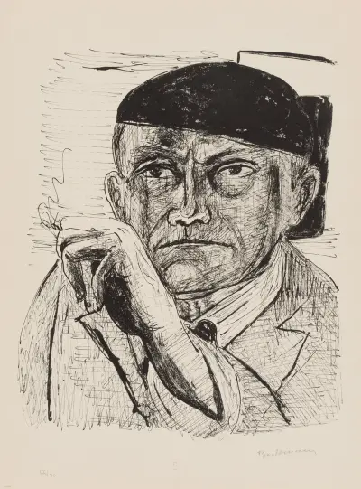 Self-Portrait, 1946 av Max Beckmann