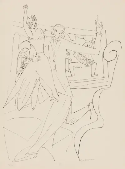 Tango av Max Beckmann