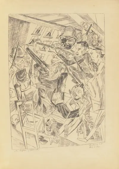 The Last Ones av Max Beckmann