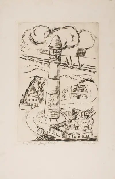 The Lighthouse av Max Beckmann