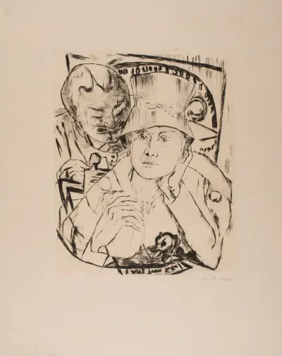 Theater Box av Max Beckmann