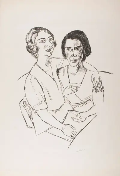 Two Women av Max Beckmann