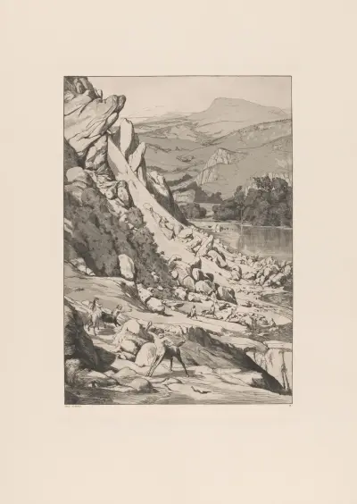 Bergsturz (Jordskred), Max Klinger