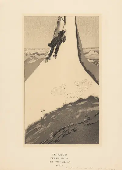 Filosofen av Max Klinger