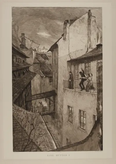 Eine Mutter I von Max Klinger
