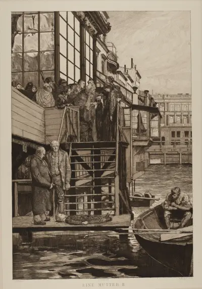 En moder II av Max Klinger