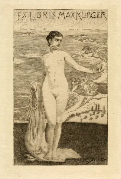 Ex libris Max Klinger von Max Klinger