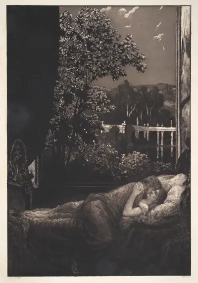 Lycka (Glück) av Max Klinger