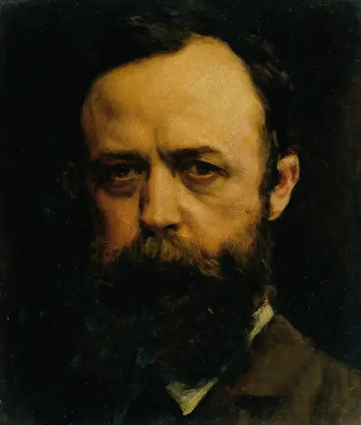 Herrenbildnis av Max Klinger