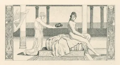 Psyche i badet av Max Klinger
