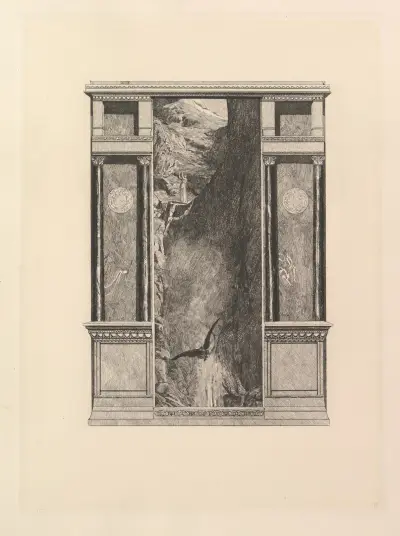 Psyche und der Adler Jupiters von Max Klinger