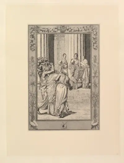 Psyche och Venus av Max Klinger