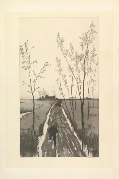 Pursuit (Verfolgung) von Max Klinger
