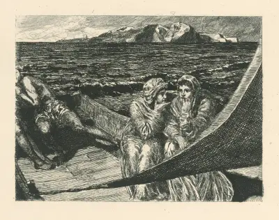 Sestry na ceste domov von Max Klinger
