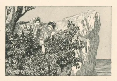 Sestry volajú Psyché von Max Klinger