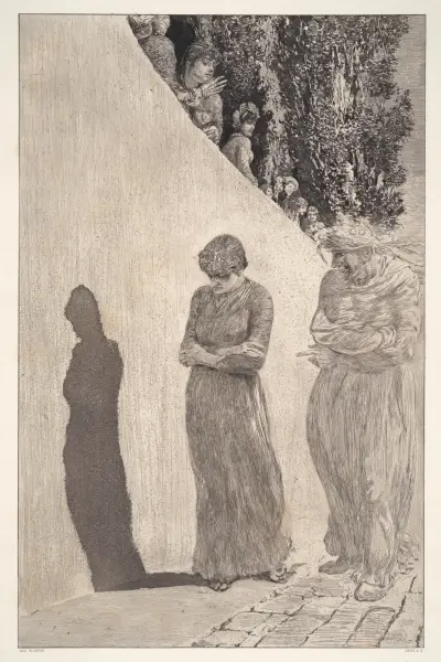 Shame (Schande) av Max Klinger