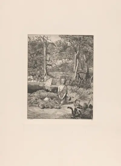 Simplicius am Grabe des Einsiedlers av Max Klinger