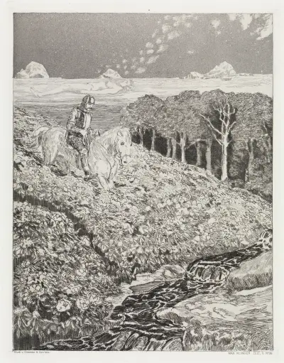 Traumweg (Zelt, Opus XIV, 2. Teil, Nr. 35) av Max Klinger