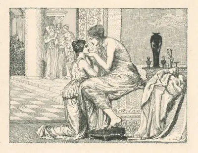Venuša a Psyché von Max Klinger