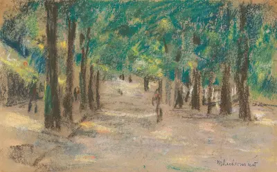 Allé (troligen i Haarlem) av Max Liebermann