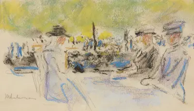 Vid bordet av Max Liebermann