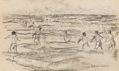 Badande pojke av Max Liebermann