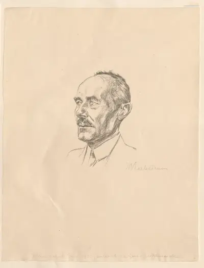 Bildnis August Gaul von Max Liebermann