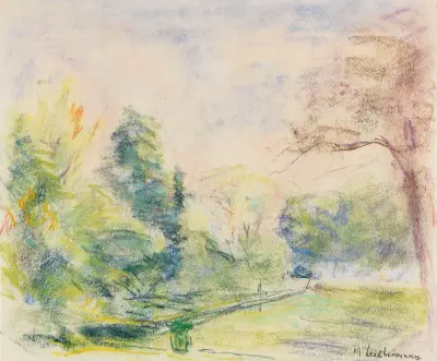 Blick in meinen Garten av Max Liebermann