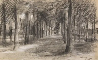 Brink (Dorfanger) in Laren von Max Liebermann