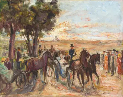 Corso på Monte Pincio i Rom av Max Liebermann