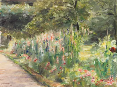 Köksgården i Wannsee mot sydost av Max Liebermann