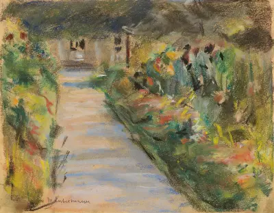 Der Nutzgarten in Wannsee nach Südosten av Max Liebermann