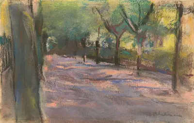 Colomierstraße i Wannsee av Max Liebermann