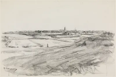 Holländskt landskap av Max Liebermann