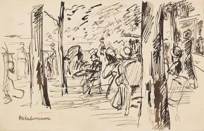 I trädgården av Max Liebermann
